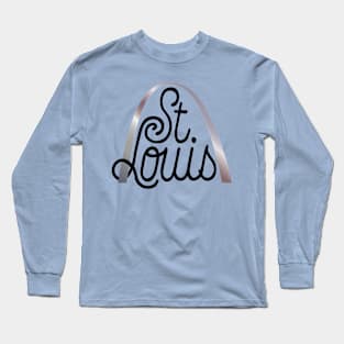 Saint Louis Missouri Souvenir Gateway Arch Traveler Gift Long Sleeve T-Shirt